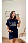 MIU MIU TAŞLI TSHIRT- SİYAH